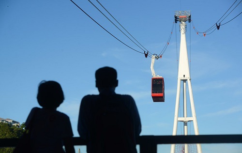 voyage baie d'halong le téléphérique halong